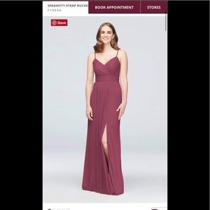 David’s Bridal Bridesmaid Dress